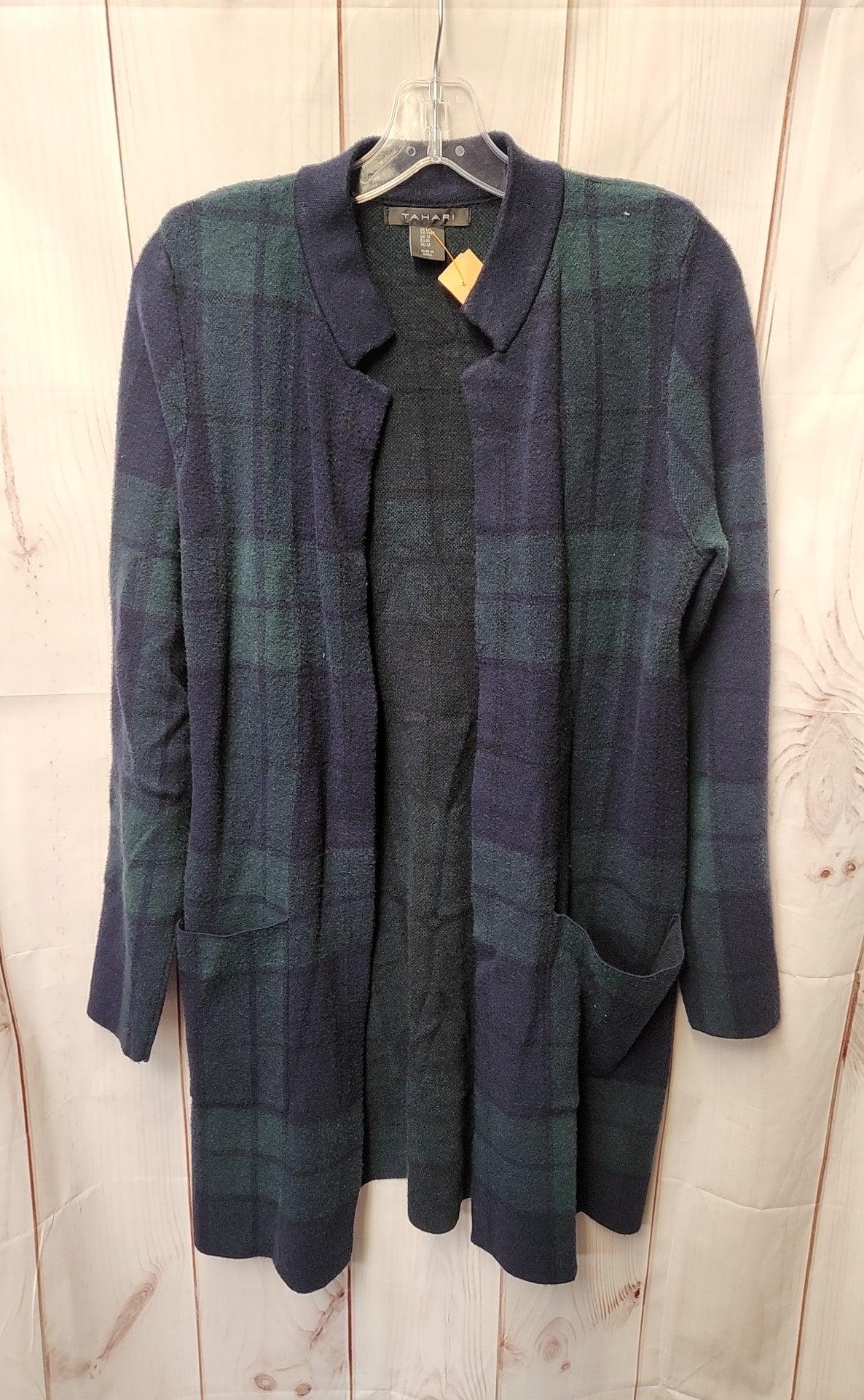 Tahari Women's Size M Navy Cardigan