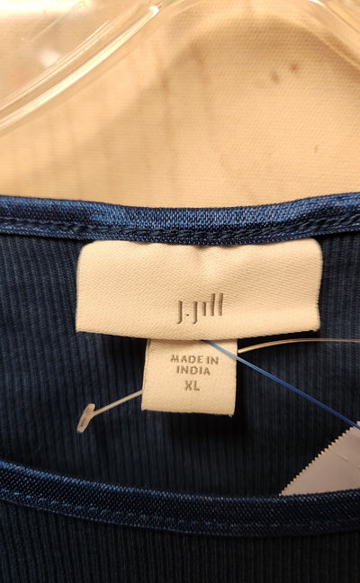 J Jill Women's Size XL Blue Long Sleeve Top