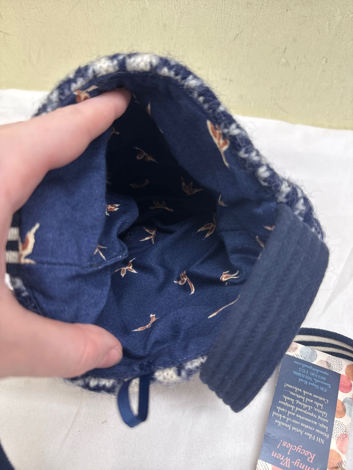 Blue Purse Bag