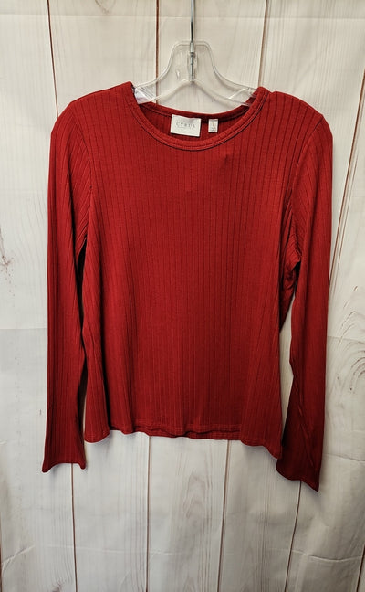 Cyrus Women's Size L Red Long Sleeve Top