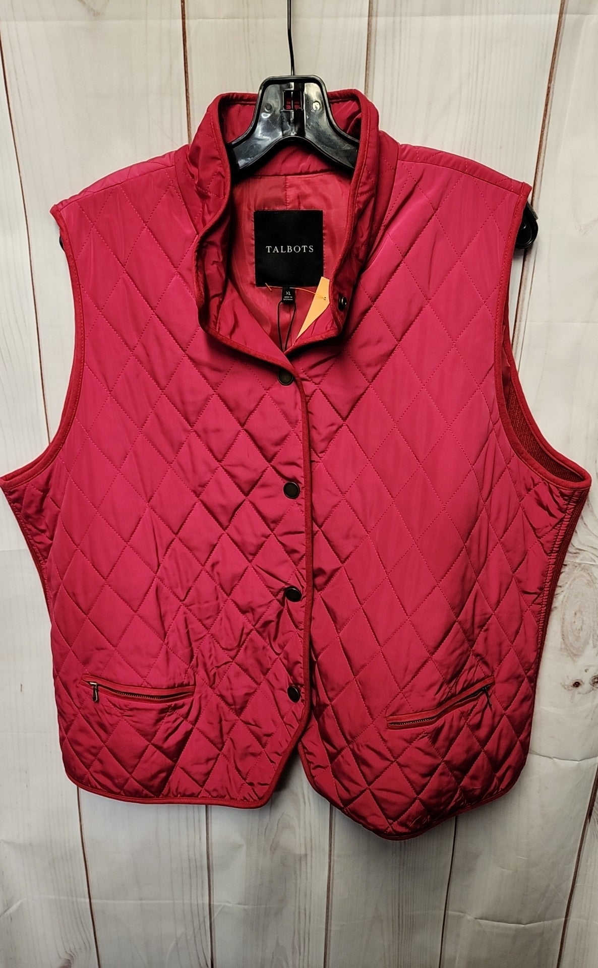 Talbots Women's Size XL Pink Vest