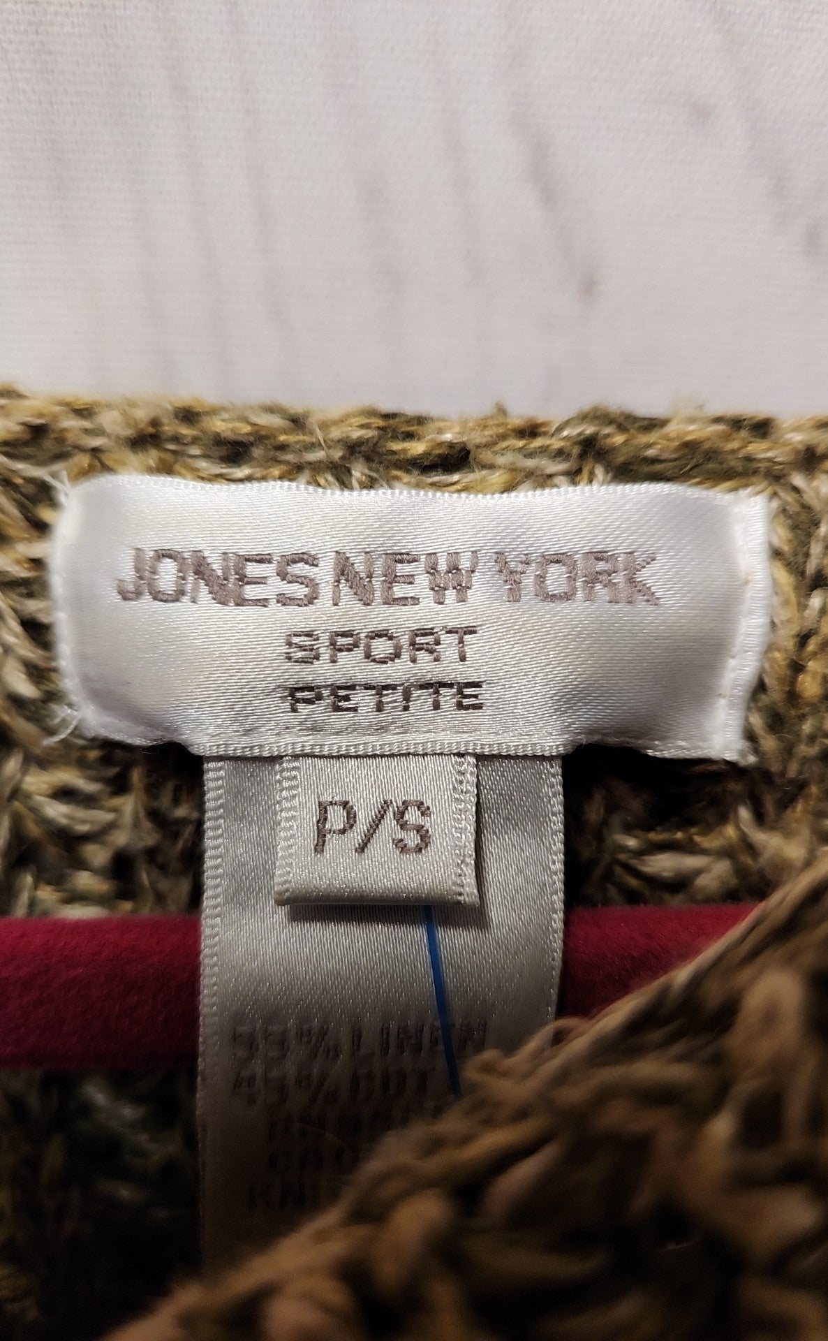 Jones New York Women's Size S Petite Green Sweater