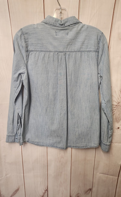 Old Navy Women's Size S Blue Long Sleeve Top