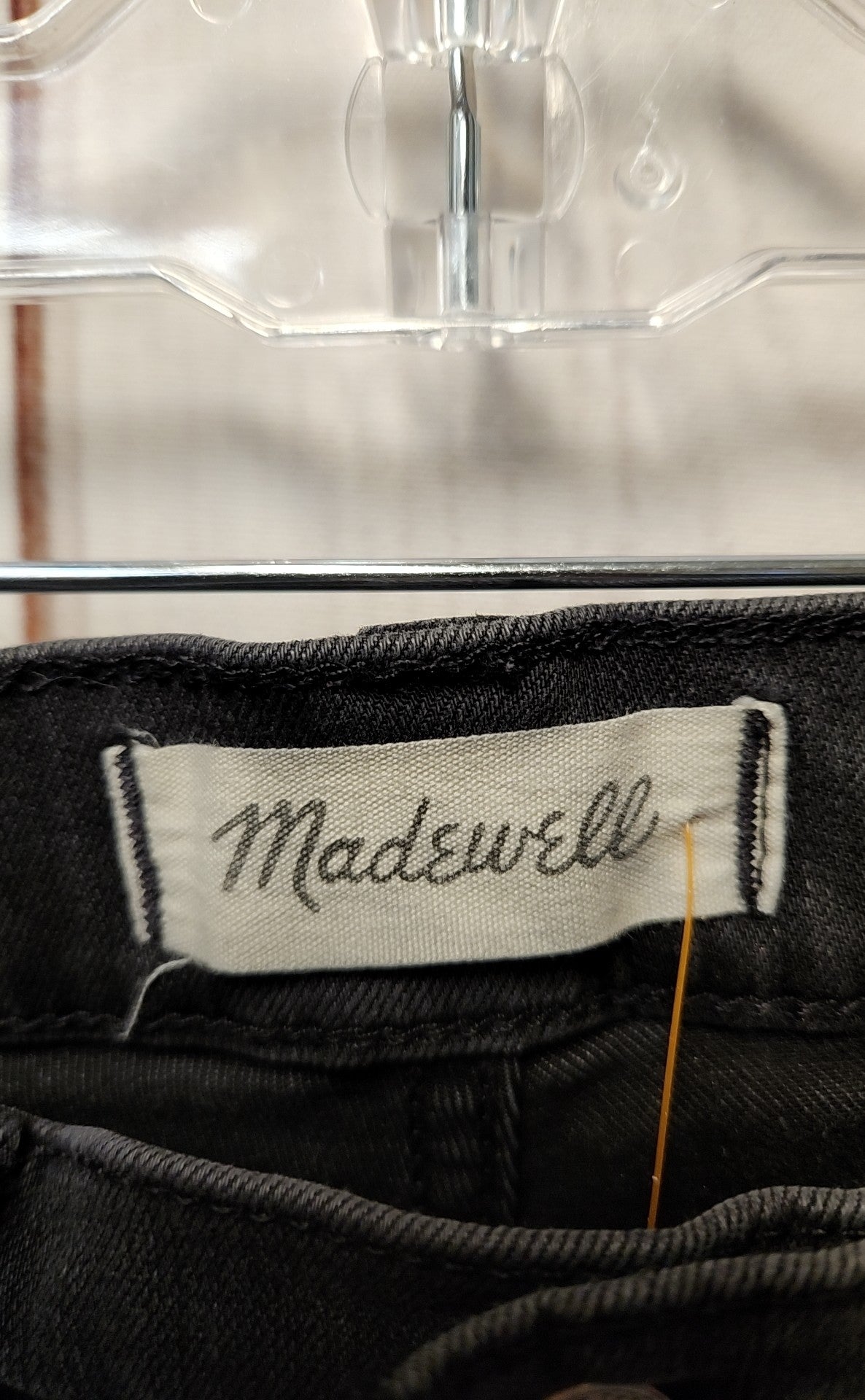 Madewell Women's Size 27 (3-4) Black Jeans Roadtripper