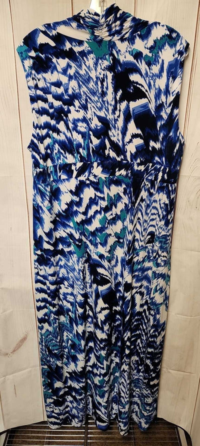 Chico's Women's Size 3 = US XL Blue Dress