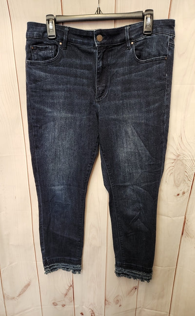 Ann Taylor Women's Size 31 (11-12) Blue Jeans The Skinny Crop Curvy Fit