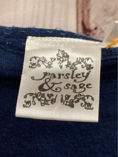 Parsley & Sage Women's Size 1X Navy Cardigan