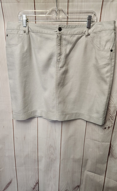 J Jill Women's Size 18 Gray Skirt
