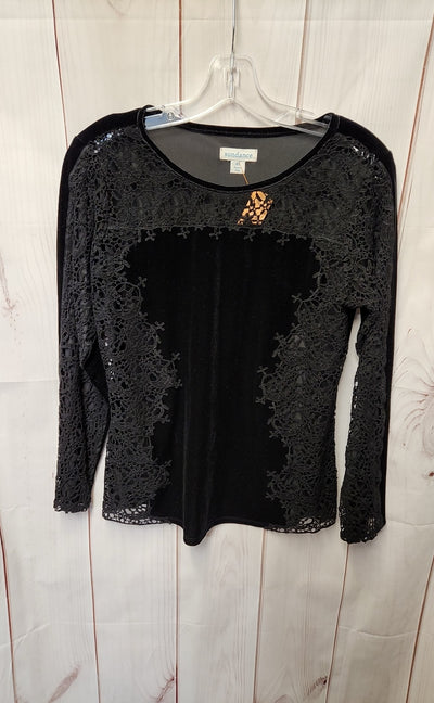 Sundance Women's Size XS Black Long Sleeve Top
