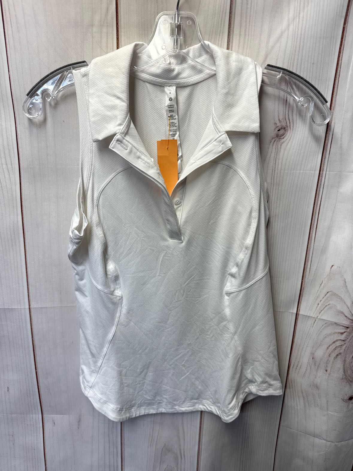 Lululemon Women's Size 4 White Active Top