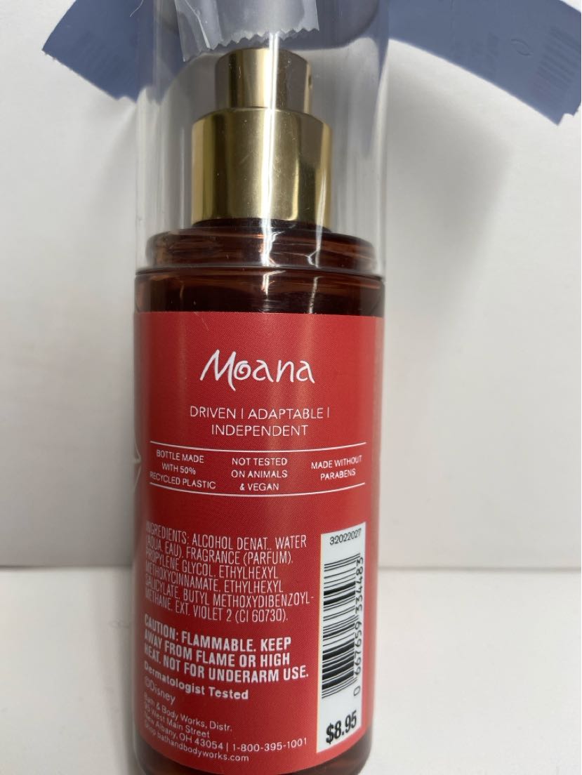 Bath & Body Works Princess Moana Fine Fragrance Mist 2.5fl oz Perfume