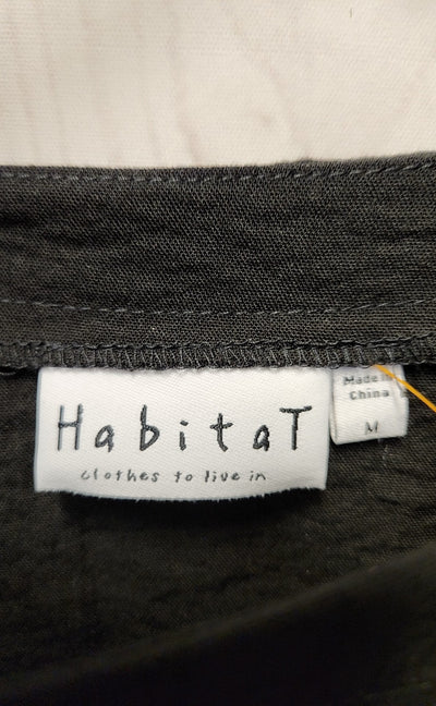 Habitat Women's Size M Black Long Sleeve Top