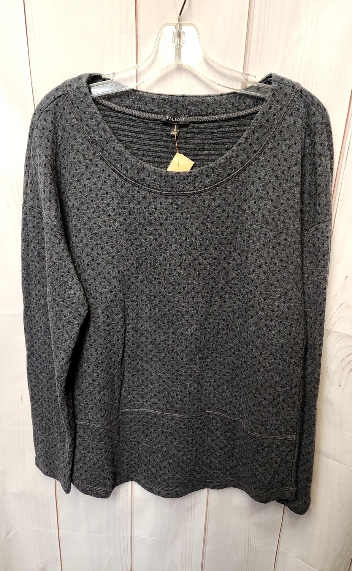 Talbots Women's Size L Gray Sweatshirt