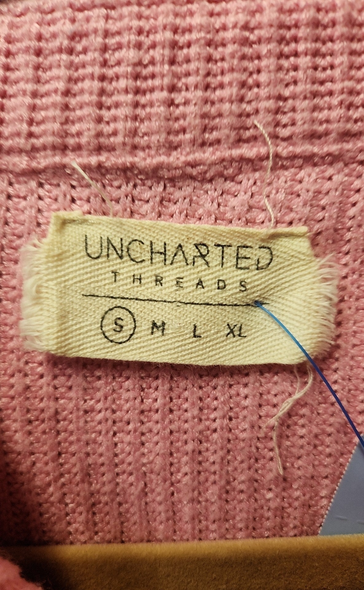 Uncharted Threads Women's Size S Pink Cardigan