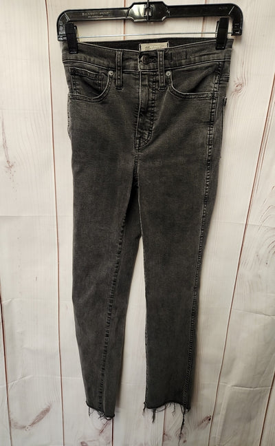 Madewell Women's Size 23 (000) Black Jeans Stovepipe
