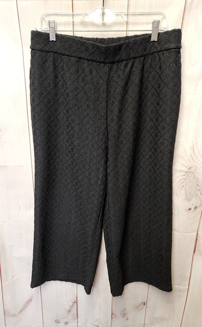 Isaac Mizrahi Live Women's Size M Black Pants