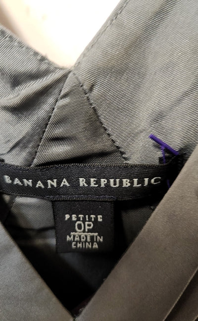 Banana Republic Women's Size 0 Petite Gray Dress