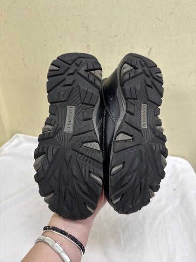 Lands End Boy's Size 3 Black Boots