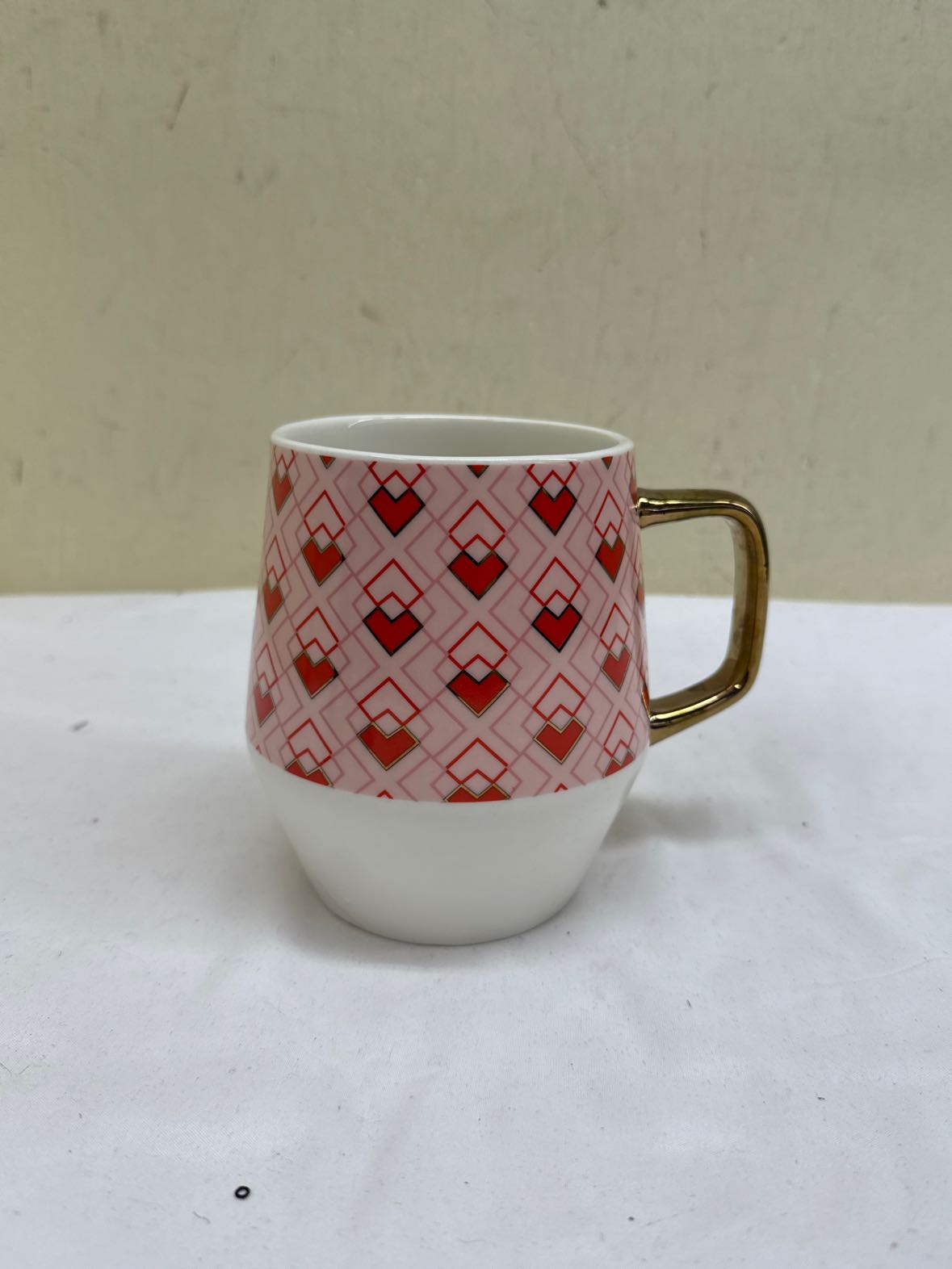Pink & White Mug