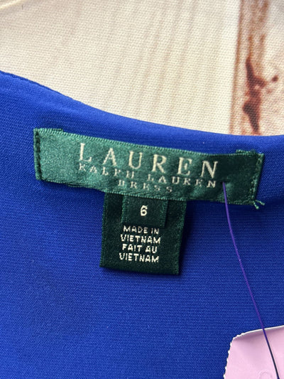 Lauren by Ralph Lauren Women's Size 6 Blue Dress