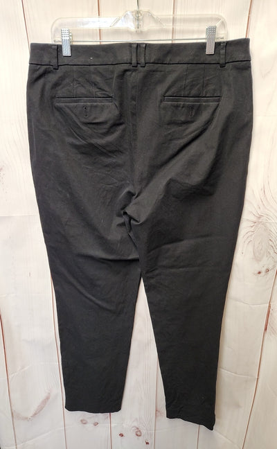 Talbots Women's Size 14 Black Pants High Waist Straight Pant