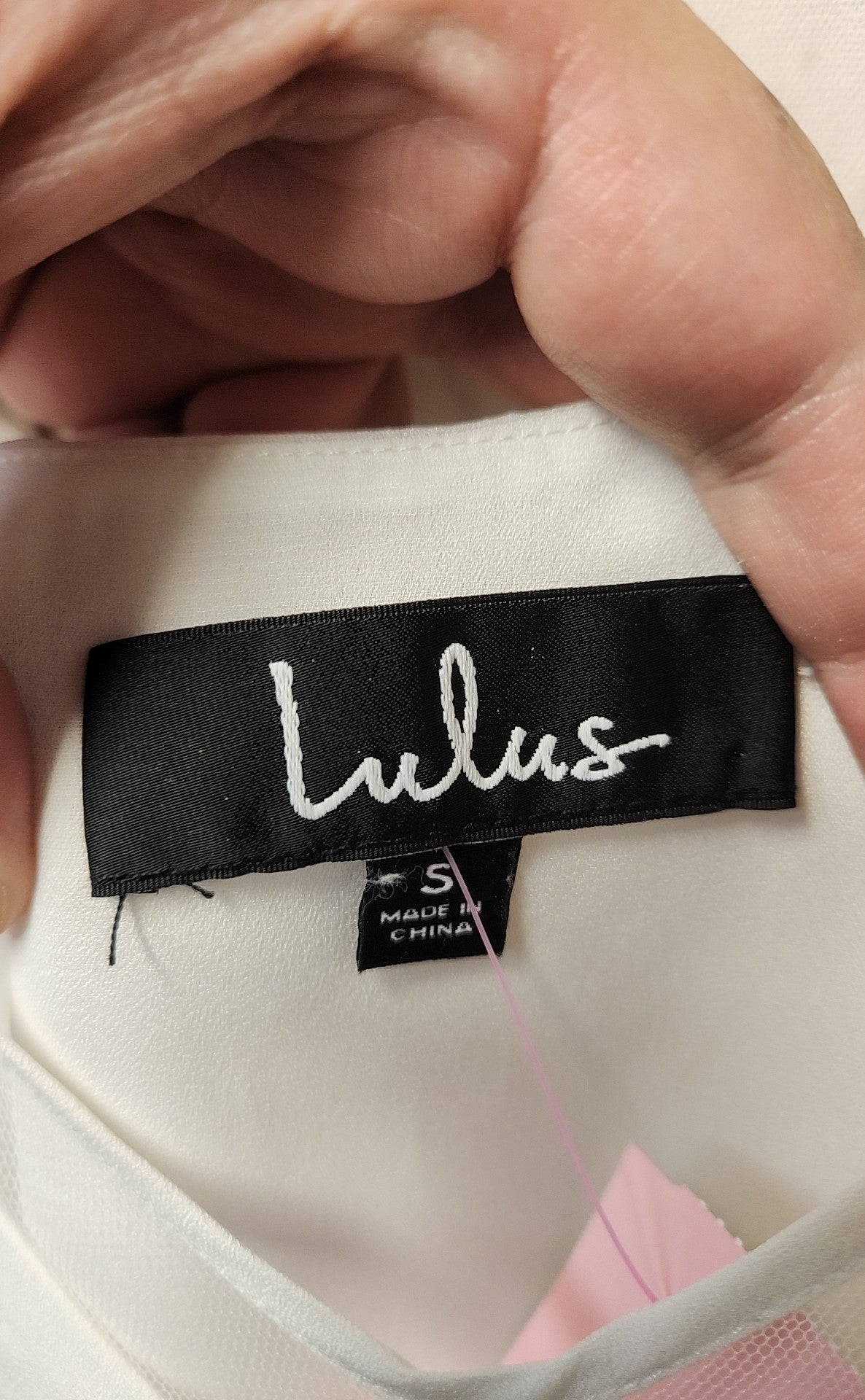 Lulus Women's Size S White Sleeveless Top