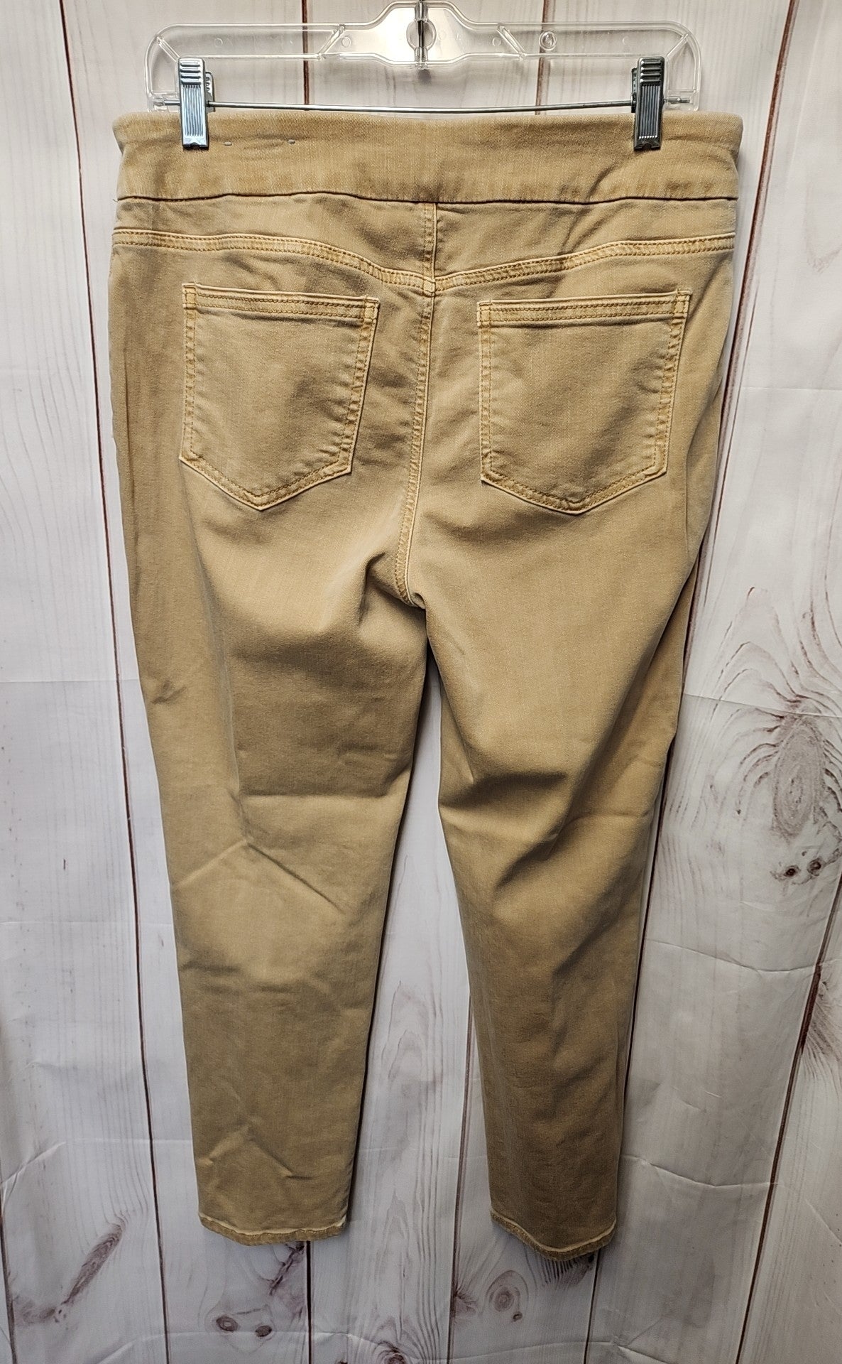 Chico's Women's Size 1 = US 8 Tan Jeans Pull On Jegging Ankle