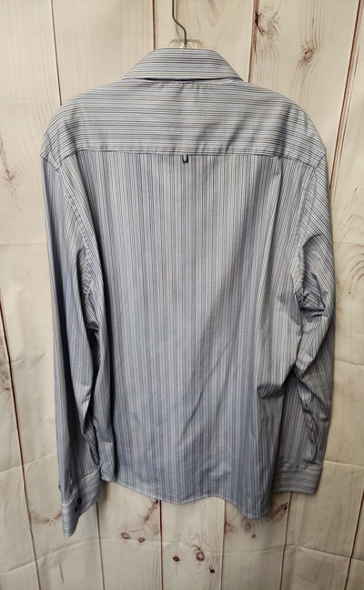 Stone Rose Men's Size 2X Blue Shirt