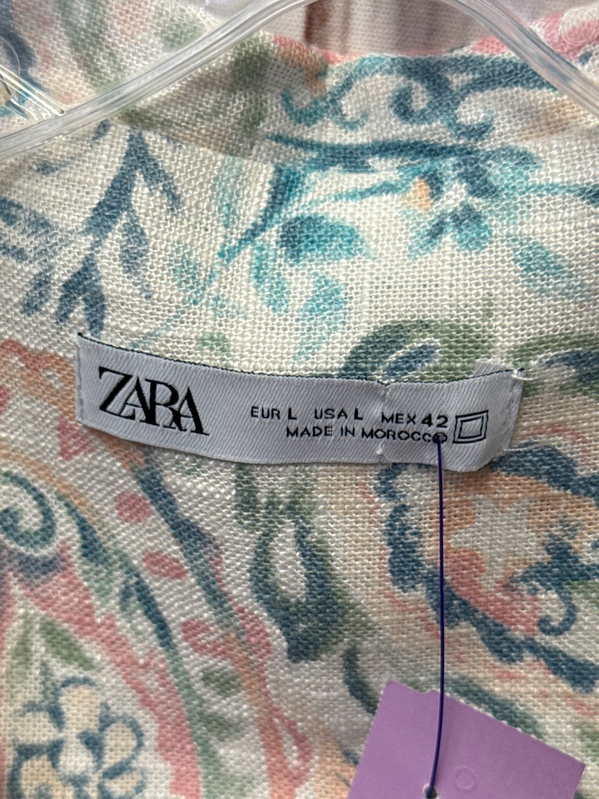 Zara Men's Size L White Shirt