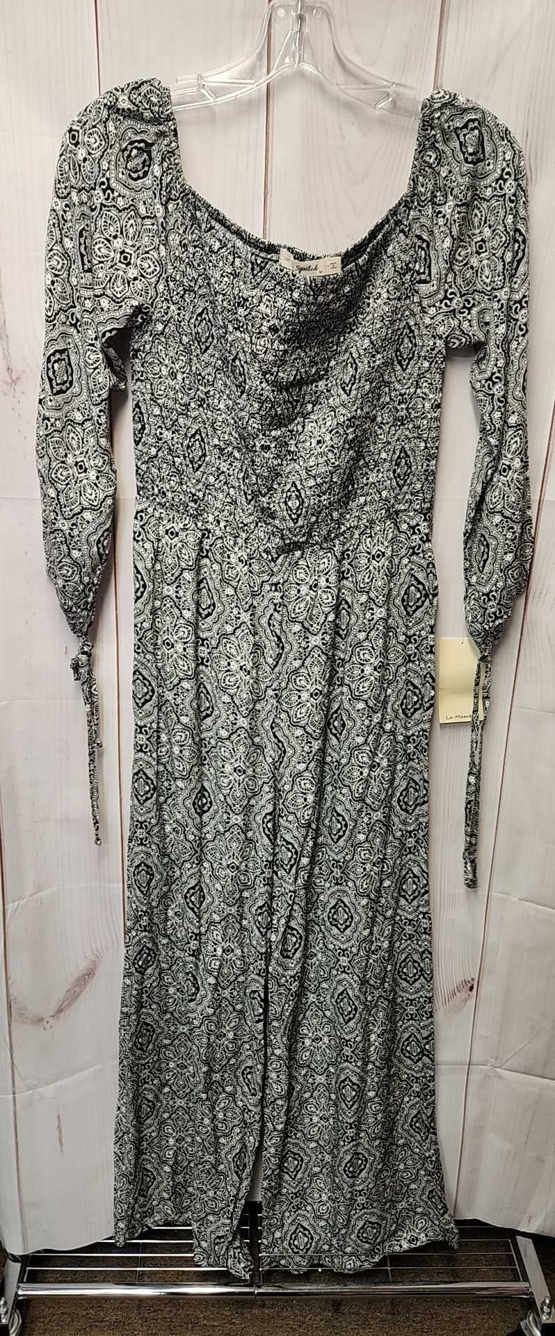 NWT Live to be Spoiled Women's Size M Black & White Jumpsuit