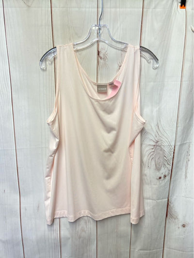 Chico's Women's Size 3 = US XL Pale Pink Sleeveless Top