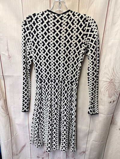 INC Women's Size Petite White & Black Dress