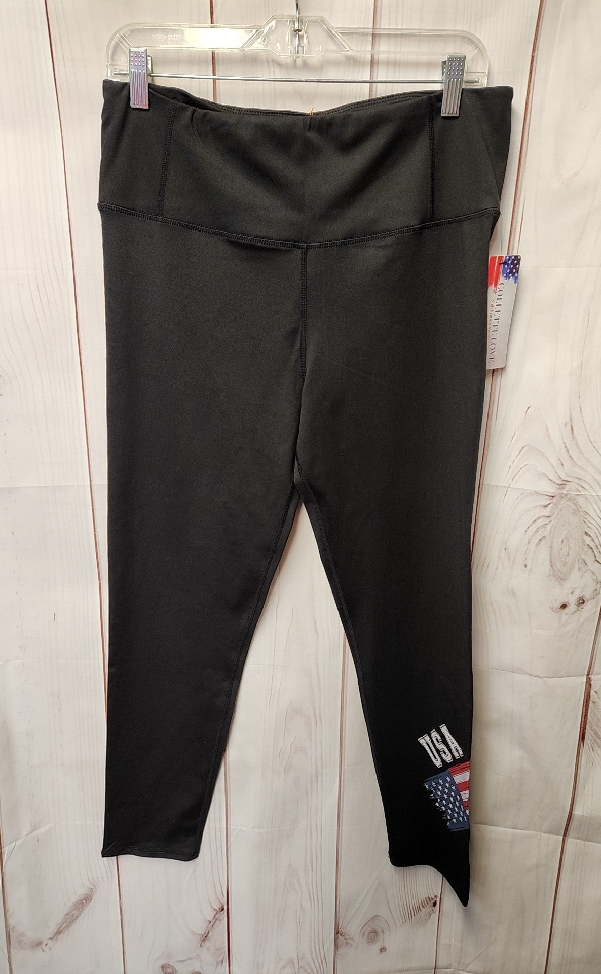 NWT Collette Love Women's Size XL Black Leggings