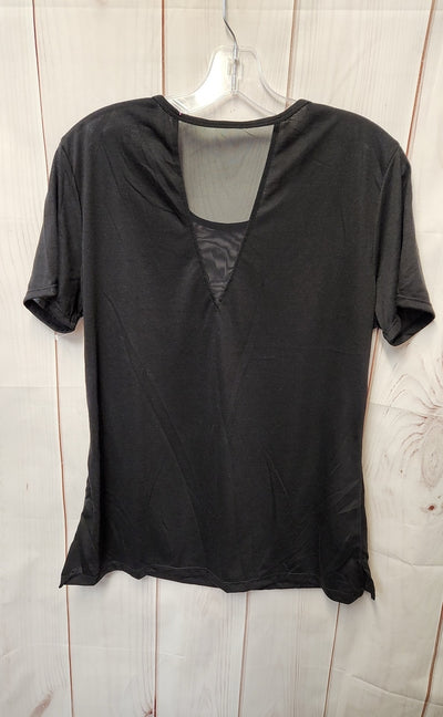 Moret Ultra Women's Size XL Black Short Sleeve Top