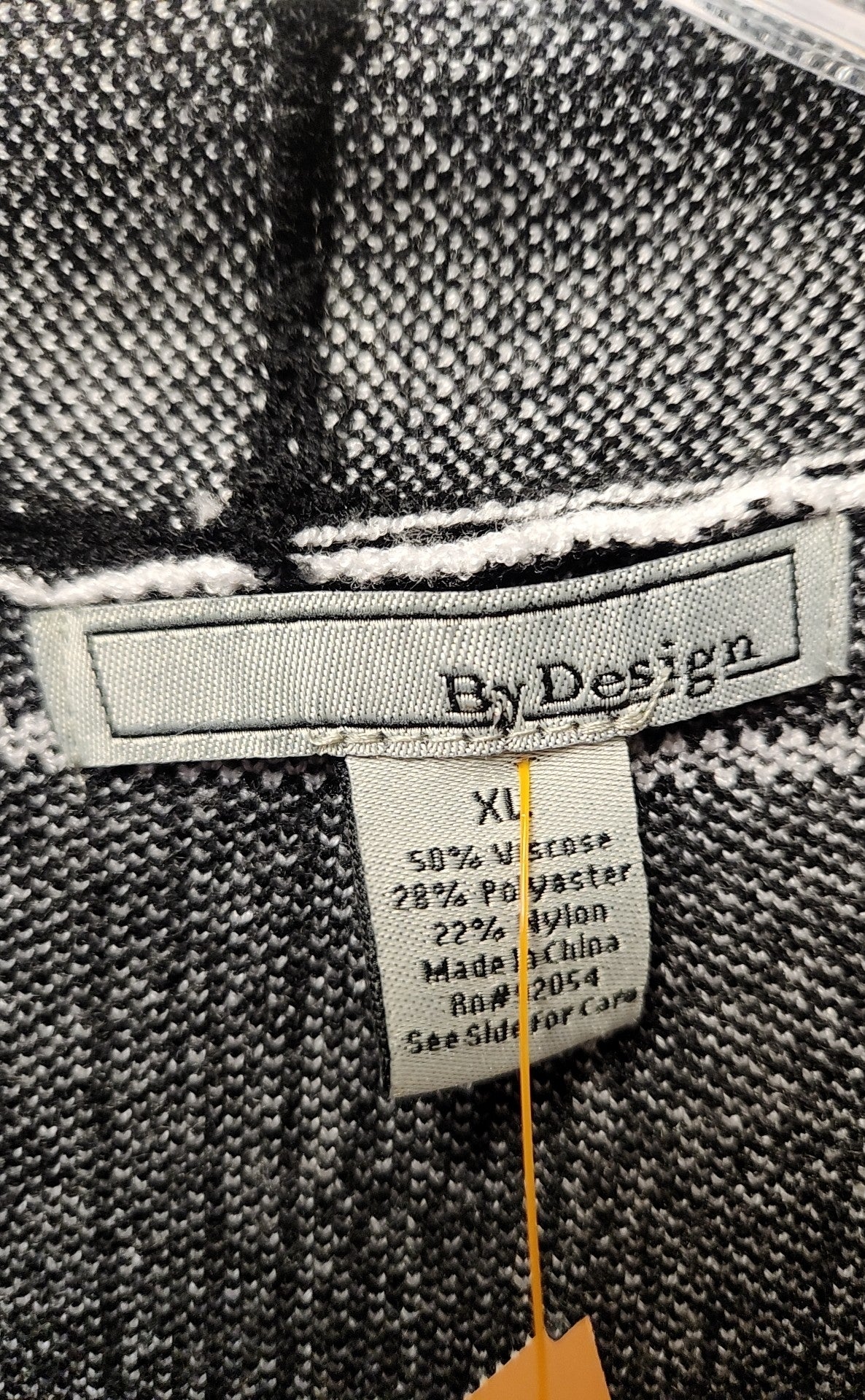 By Design Women's Size XL Black Cardigan