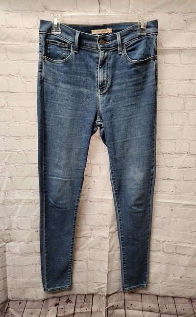 Levis Women's Size 28 (5-6) Blue Jeans 7202 High Rise Super Skinny