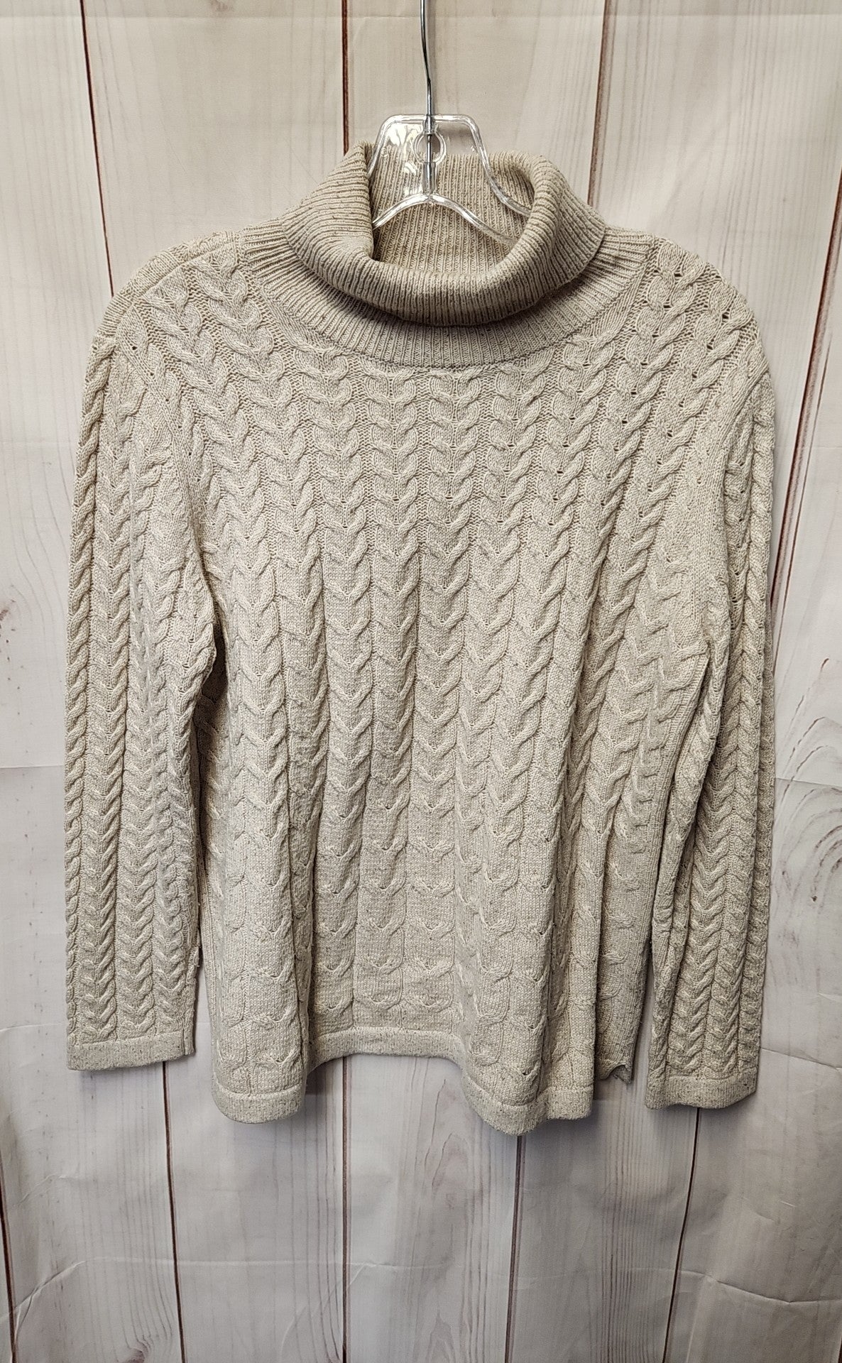 J Jill Women's Size M Petite Beige Sweater