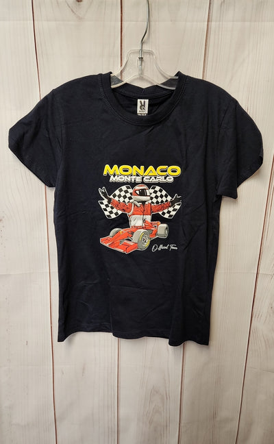Roly Boy's Size 9/10 Black Shirt