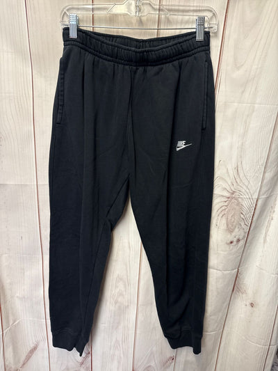 Nike Men's Size M Black Club Fleece Jogger Sweatpants Bv2671 Elastic Waist Back