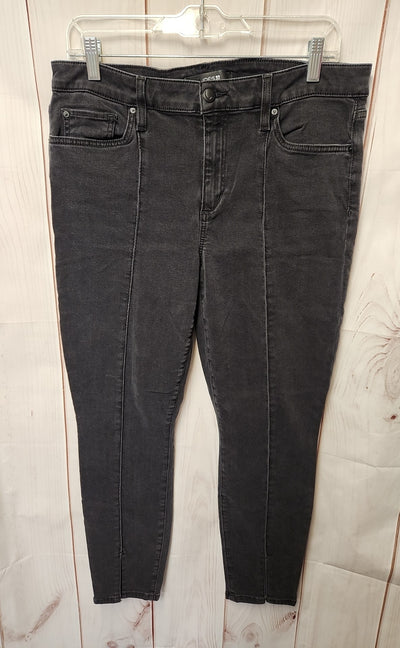 Joe's Women's Size 32 Black Jeans Flawless The Icon Mid Rise Skinny Ankle