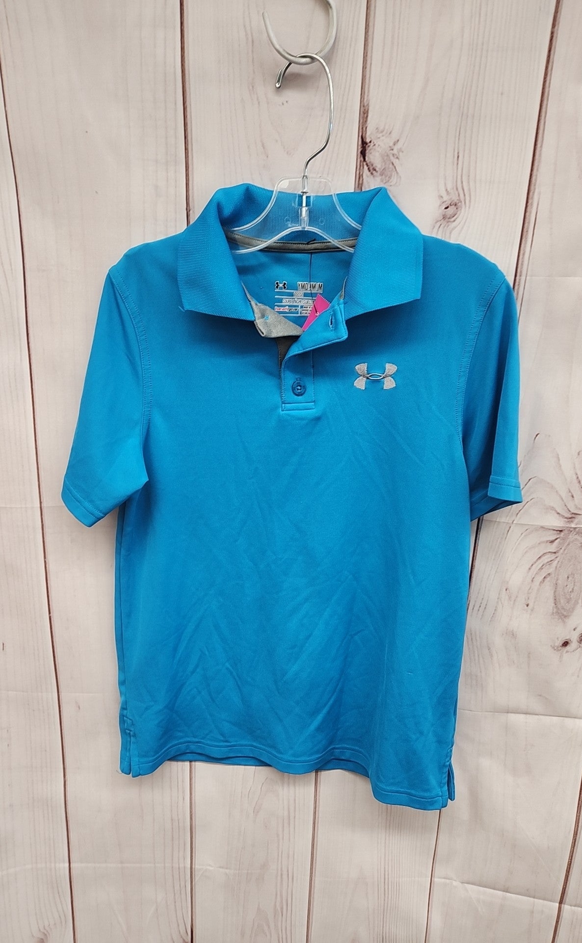 Under Armour Boy's Size 10/12 Turquoise Shirt