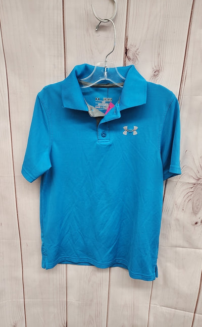 Under Armour Boy's Size 10/12 Turquoise Shirt