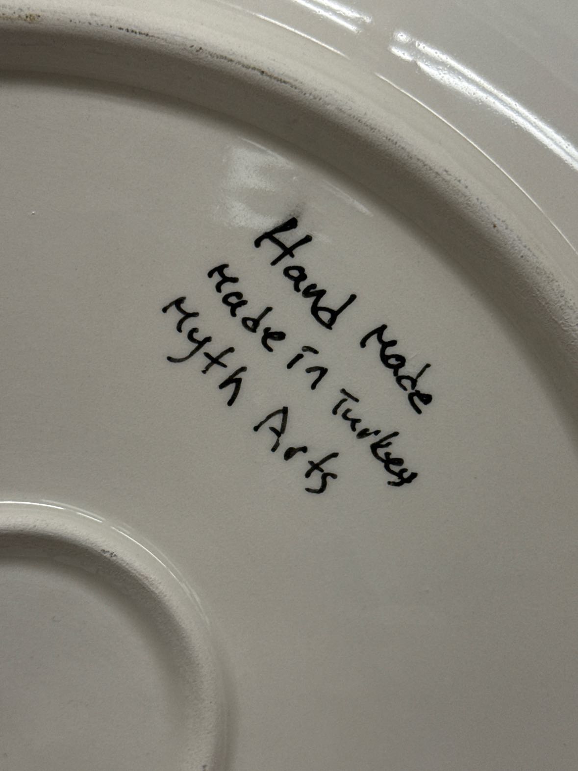 Hand Made in Turkey Ceramic Platter