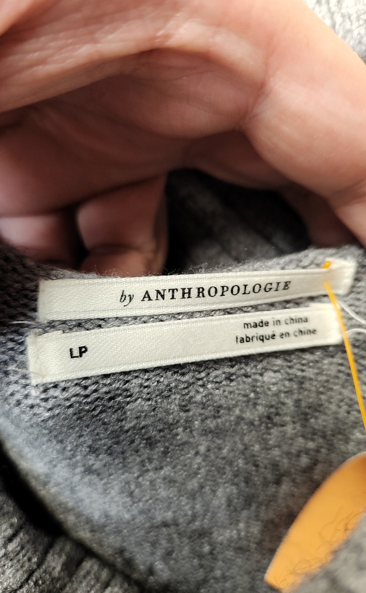 Anthropologie Women's Size L Petite Gray Sweater