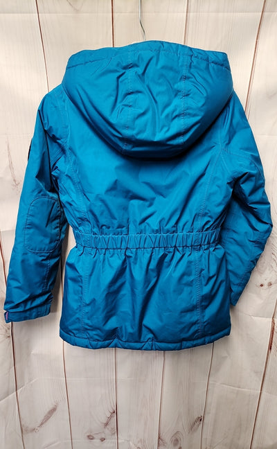 Lands End Girl's Size 10/12 Teal Jacket