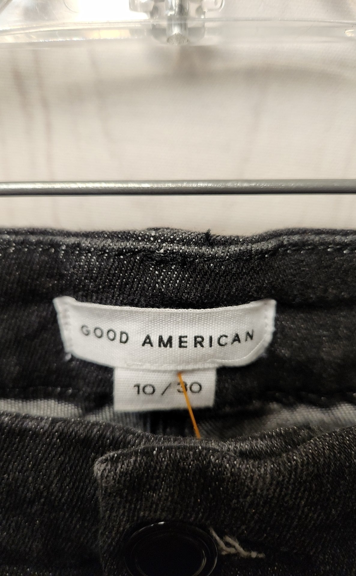 Good American Women's Size 30 (9-10) Black Jeans