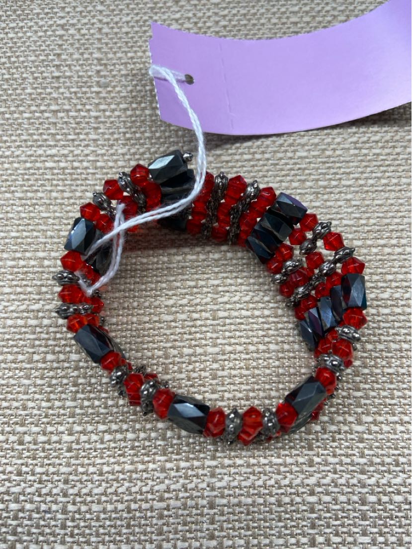 Red Magnetic Wrap Bracelet