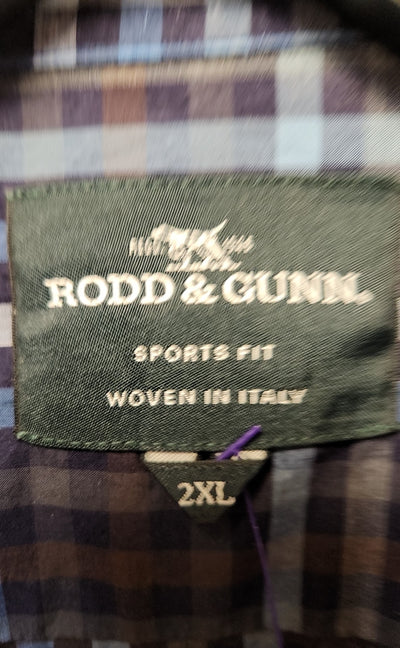 Rodd & Gunn Men's Size 2X Blue Shirt