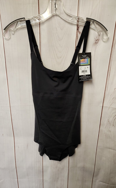 NWT Maidenform Women's Size S Black Bodysuit
