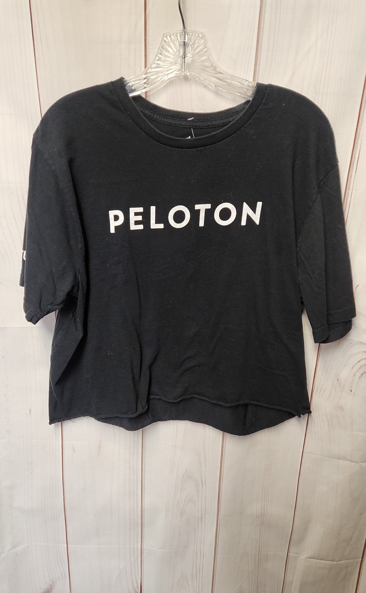 Peloton Women's Size XL Black Short Sleeve Top